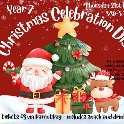 Image of Year 7 Christmas Disco Thursday 22nd December